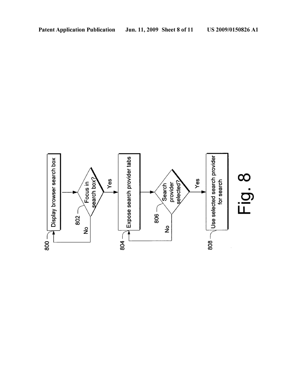 SWITCHING SEARCH PROVIDERS WITHIN A BROWSER SEARCH BOX - diagram, schematic, and image 09