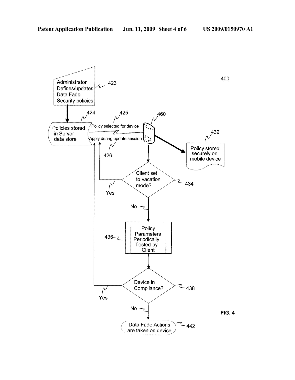 Data Fading to Secure Data on Mobile Client Devices - diagram, schematic, and image 05