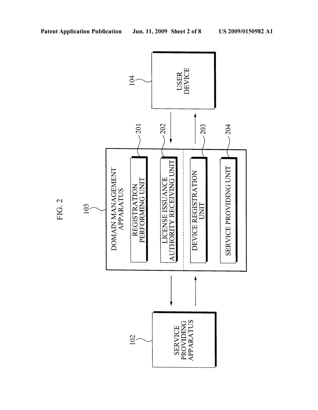 APPARATUS AND METHOD FOR DOMAIN MANAGEMENT USING PROXY SIGNATURE - diagram, schematic, and image 03
