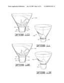 METHOD OF WRAPPING A FLOWER POT WITH A COVER HAVING AN EXPANDABLE PORTION diagram and image