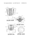 METHOD OF WRAPPING A FLOWER POT WITH A COVER HAVING AN EXPANDABLE PORTION diagram and image