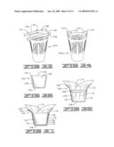 METHOD OF WRAPPING A FLOWER POT WITH A COVER HAVING AN EXPANDABLE PORTION diagram and image