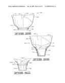 METHOD OF WRAPPING A FLOWER POT WITH A COVER HAVING AN EXPANDABLE PORTION diagram and image