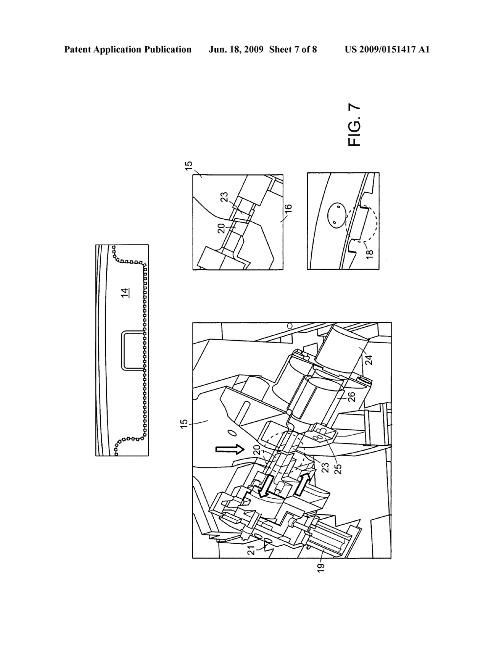 Apparatus for machining variable trim line of panel - diagram, schematic, and image 08