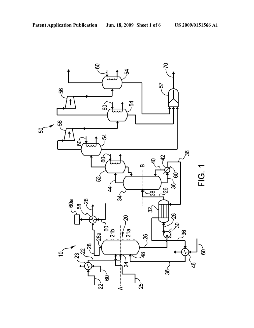 SYSTEM AND METHOD FOR REGENERATION OF AN ABSORBENT SOLUTION - diagram, schematic, and image 02