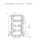 Engine oil pan structure diagram and image