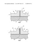 COAXIAL CABLE INCLUDING TUBULAR BIMETALLIC OUTER LAYER WITH ANGLED EDGES AND ASSOCIATED METHODS diagram and image