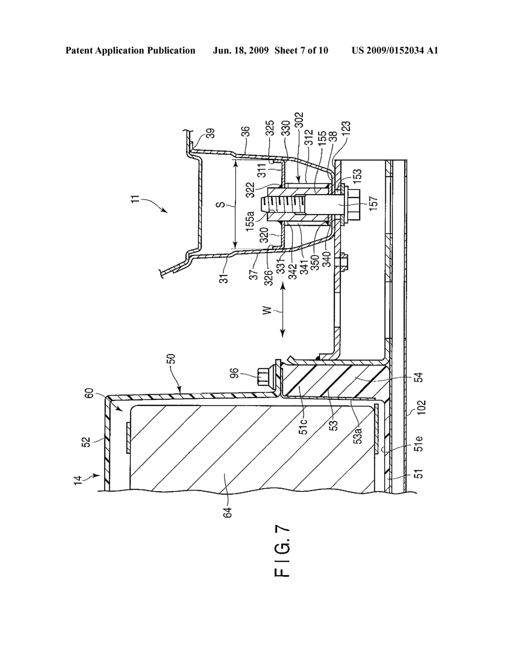 BATTERY UNIT MOUNTING STRUCTURE FOR ELECTRIC VEHICLE - diagram, schematic, and image 08