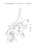 Position seat for a hydraulic brake device of a bicycle diagram and image