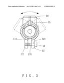 Position seat for a hydraulic brake device of a bicycle diagram and image