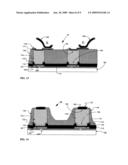 Thick metal interconnect with metal pad caps at selective sites and process for making the same diagram and image