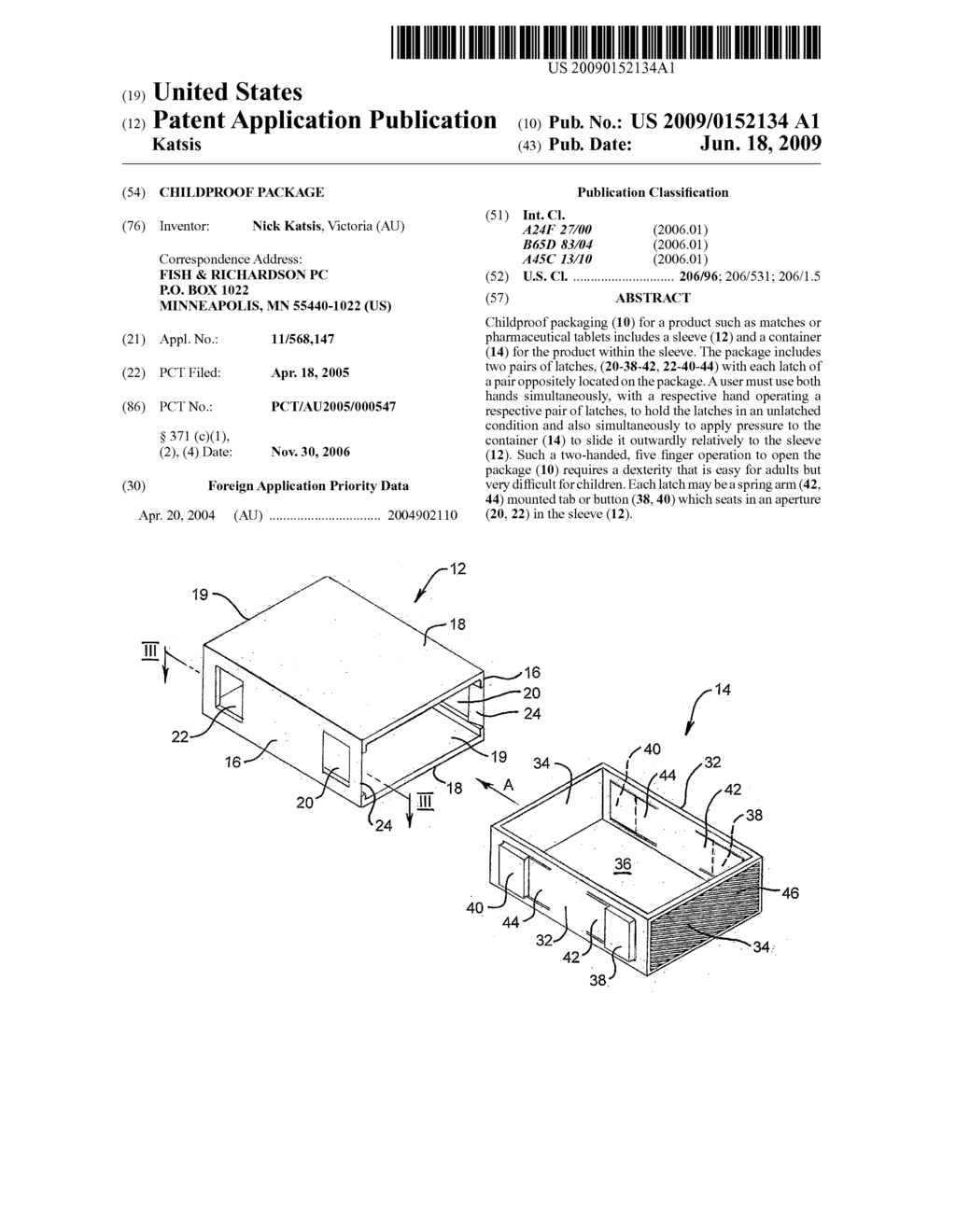 Childproof Package - diagram, schematic, and image 01