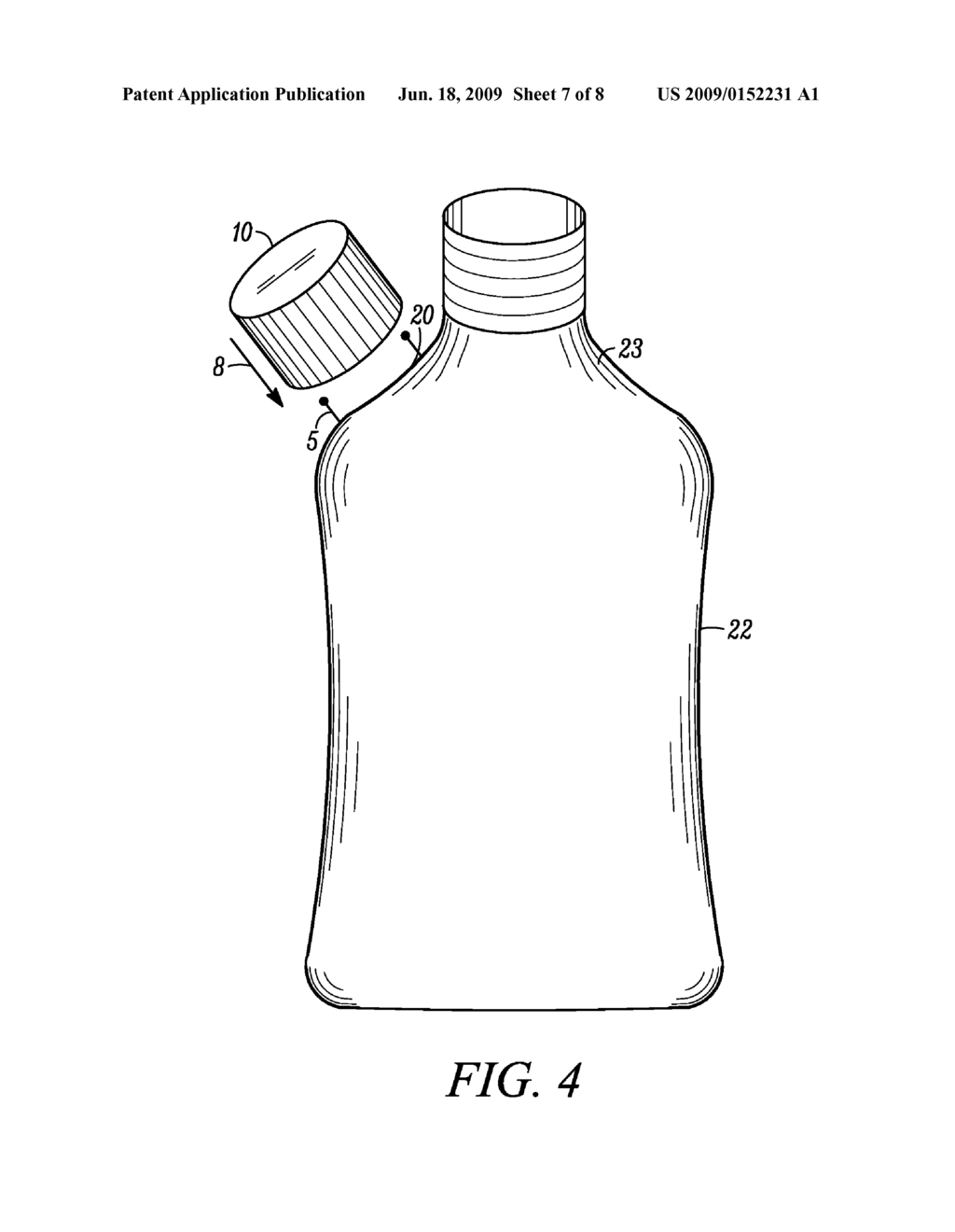 BOTTLE WITH DISPOSABLE BOTTLE CAP HOLDER - diagram, schematic, and image 08