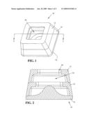 Turbulence Inhibiting Impact Well for Submerged Shroud or Sprue Poured Castings diagram and image