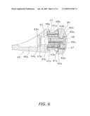 FISHING LINE GUIDING MECHANISM OF SPINNING REEL diagram and image