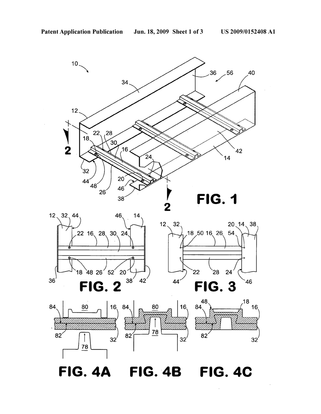 Cable tray - diagram, schematic, and image 02