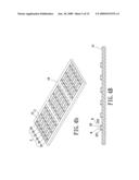 LED chip package structure with high-efficiency light emission by rough surfaces and method of making the same diagram and image