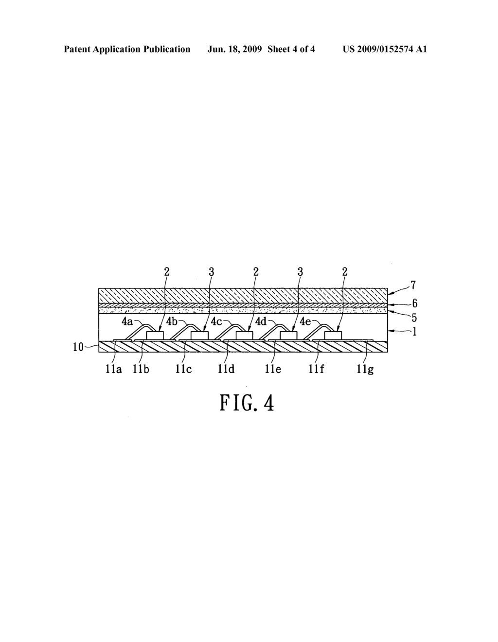 Multi-wavelength white light-emitting structure - diagram, schematic, and image 05