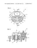 METHOD FOR CALIBRATING AN ELASTOMER SPRING OF A MOUNT, AND MOUNT PRODUCED ACCORDING TO THE METHOD diagram and image