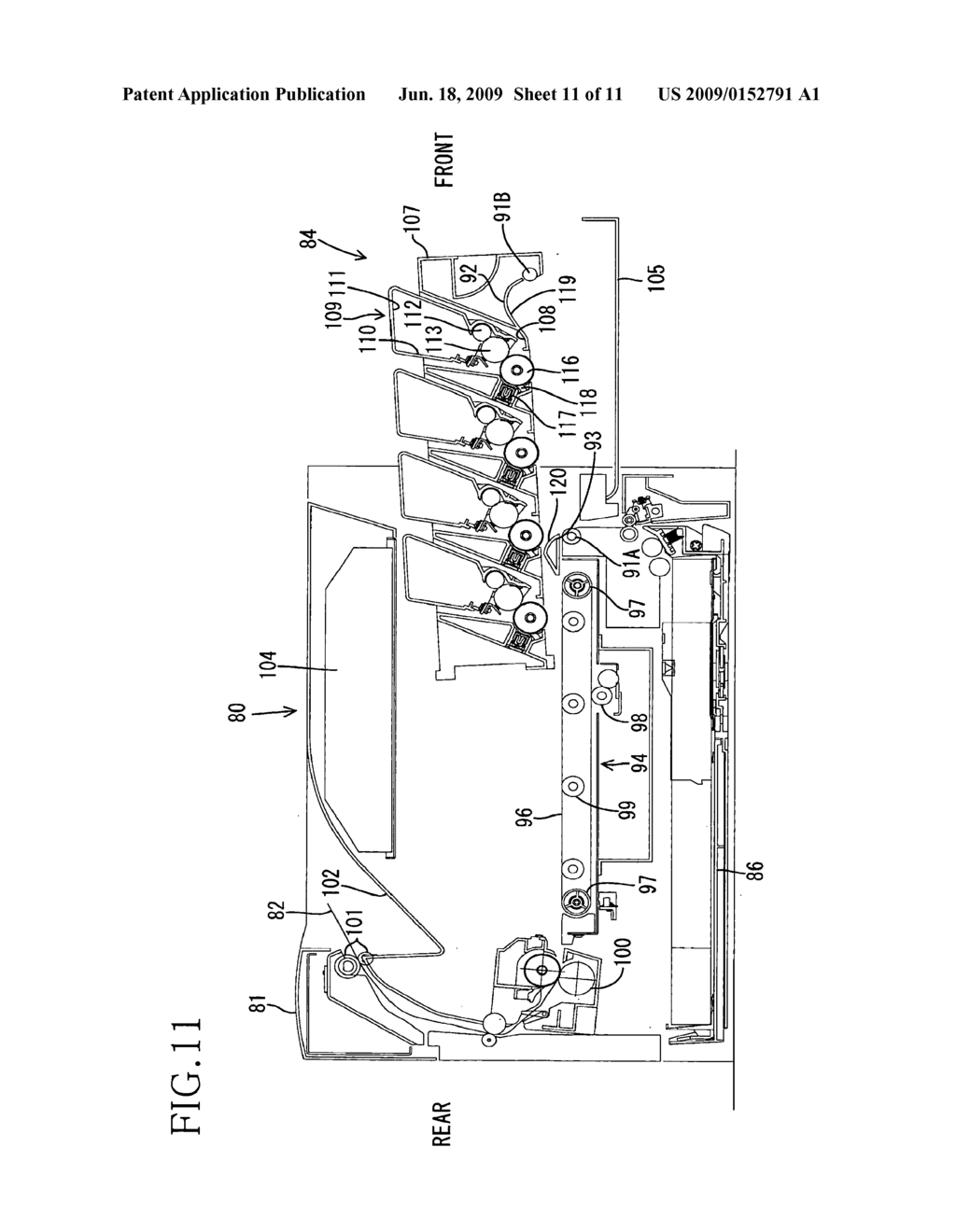 Recording Medium Conveying Device, Image Forming Apparatus and Cartridge - diagram, schematic, and image 12