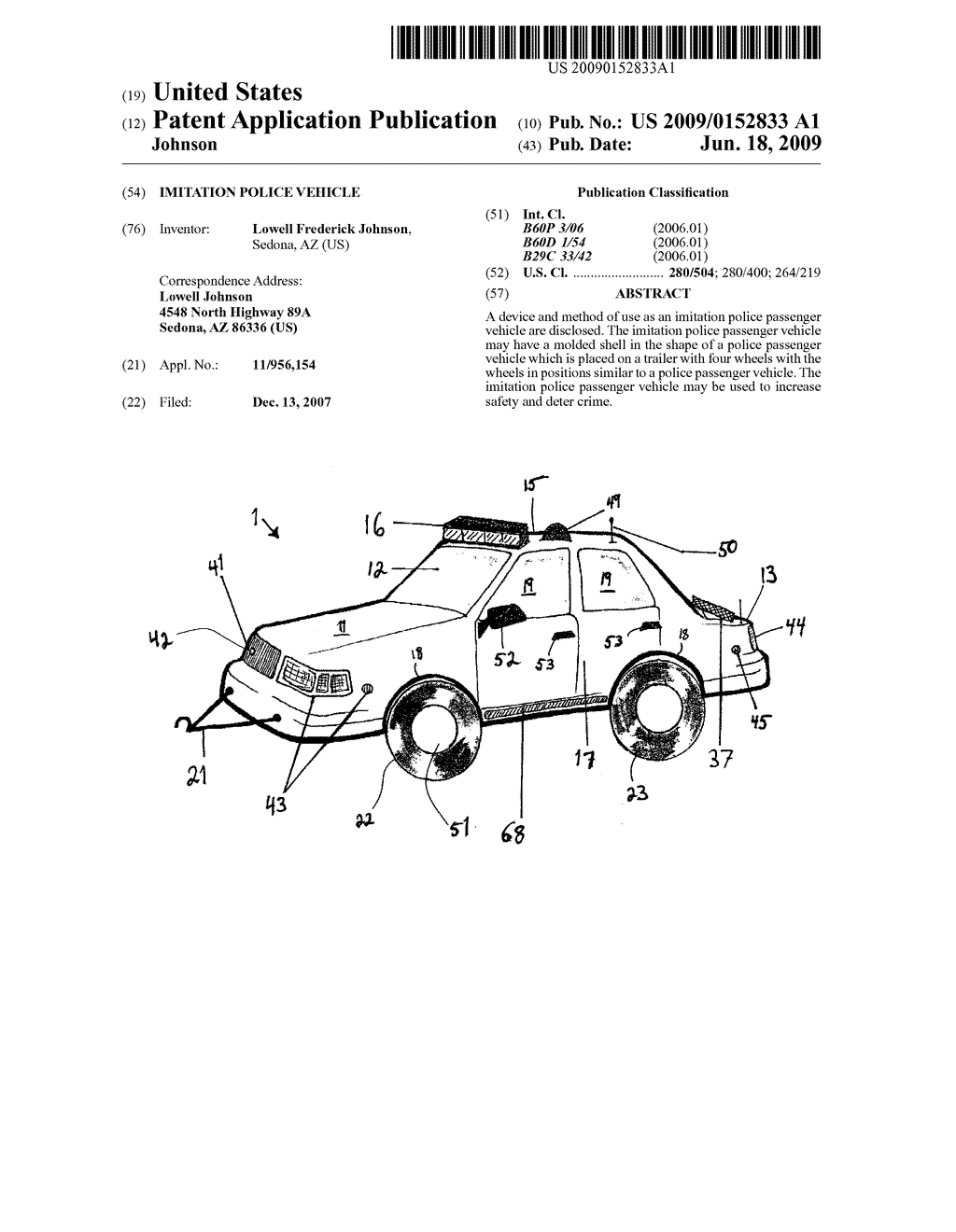 IMITATION POLICE VEHICLE - diagram, schematic, and image 01