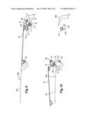 Swinging and sliding sunroof device for motor vehicles diagram and image