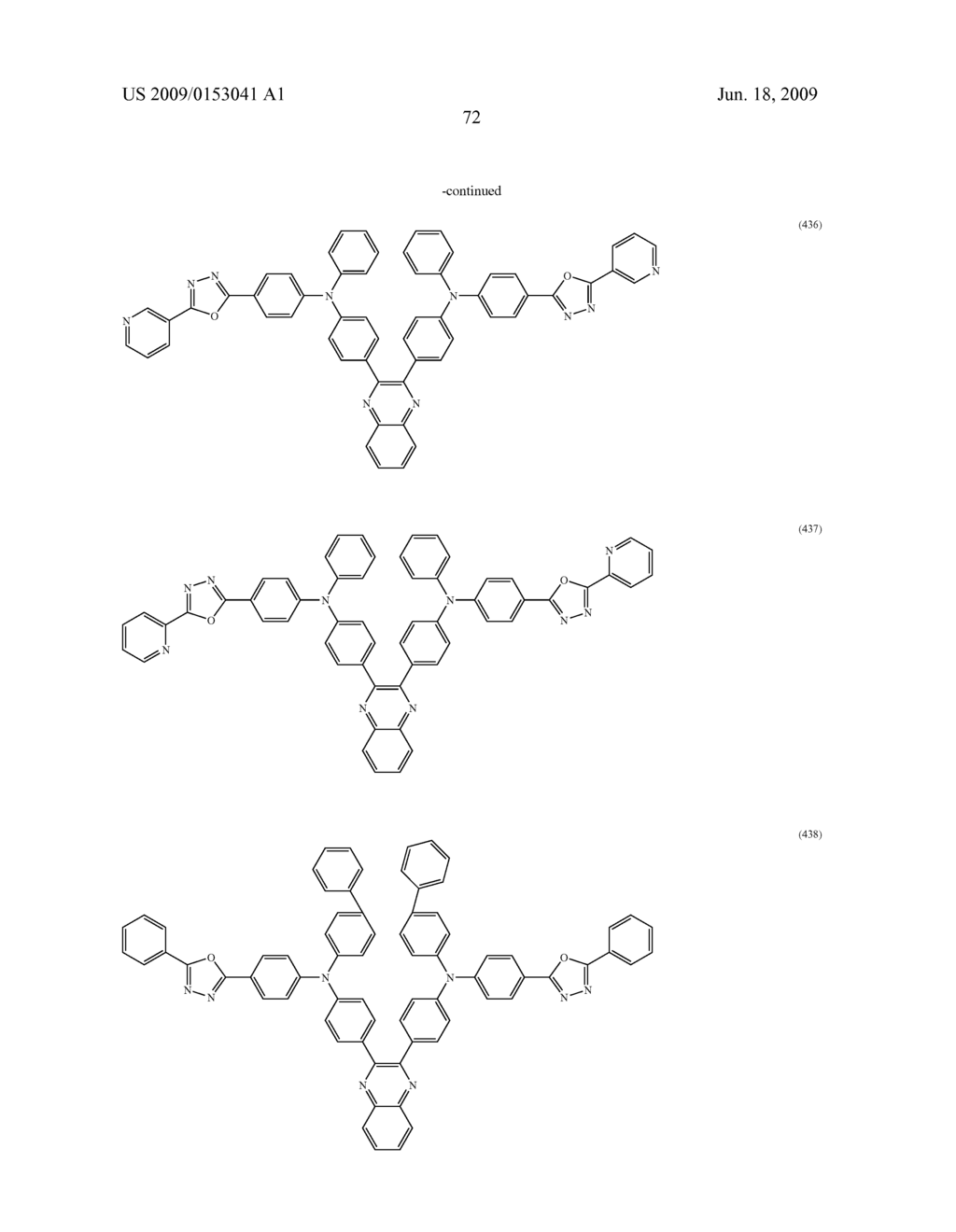 Quinoxaline Derivative, and Light Emitting Element, Light Emitting Device and Electronic Appliance Using the Same - diagram, schematic, and image 106