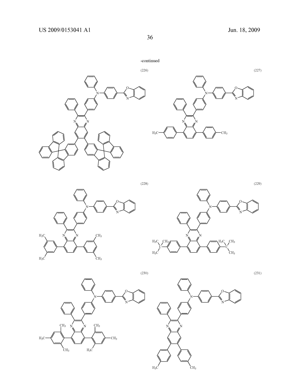 Quinoxaline Derivative, and Light Emitting Element, Light Emitting Device and Electronic Appliance Using the Same - diagram, schematic, and image 70