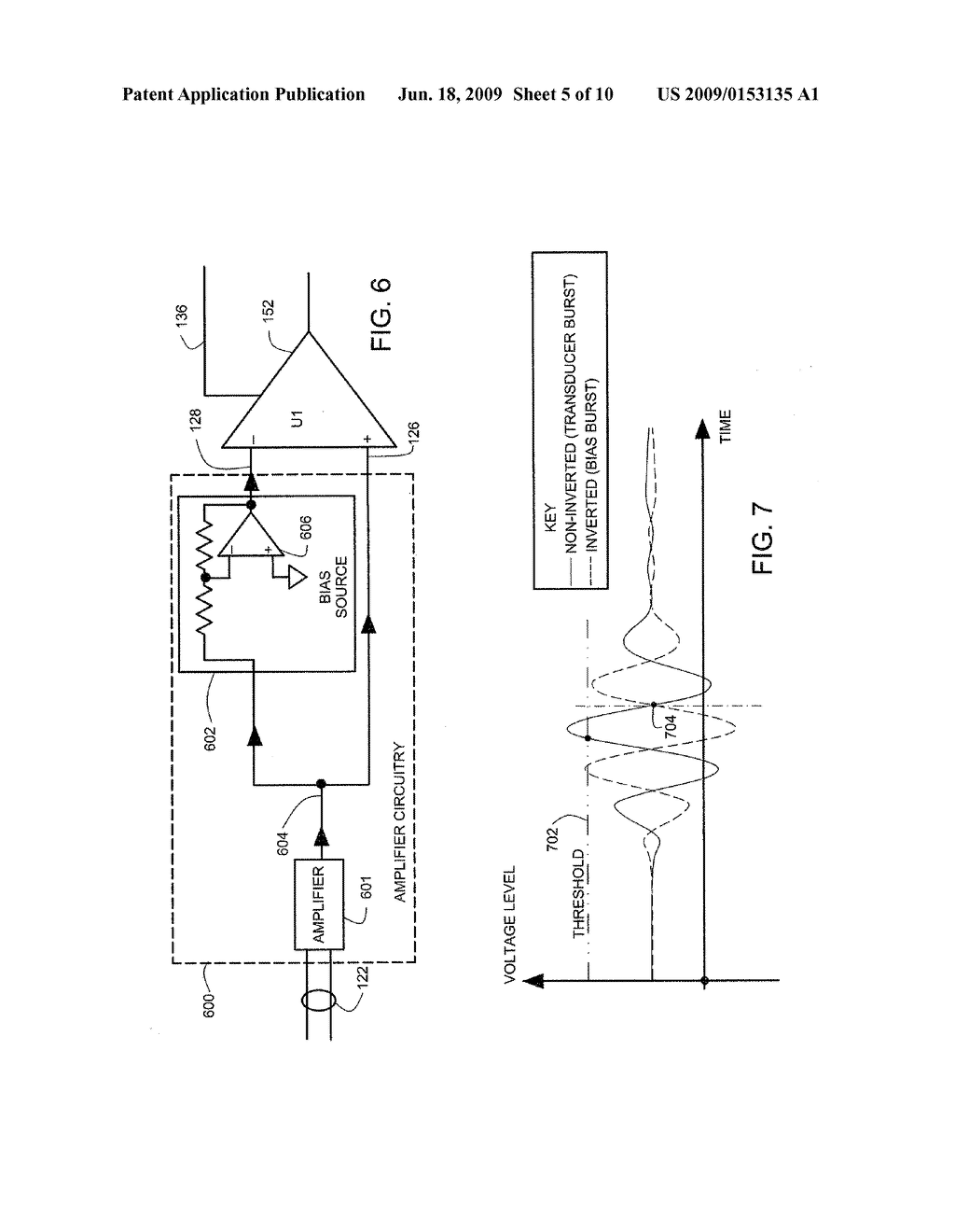 MAGNETOSTRICTIVE DISPLACEMENT TRANSDUCER WITH PHASE SHIFTED BIAS BURST - diagram, schematic, and image 06