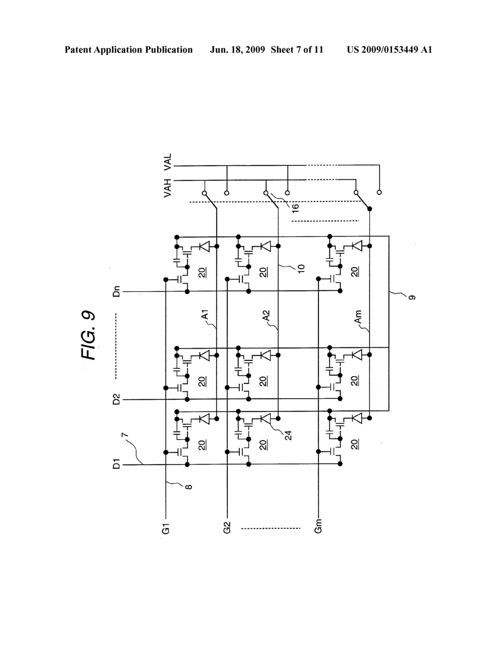 PICTURE IMAGE DISPLAY DEVICE AND METHOD OF DRIVING THE SAME - diagram, schematic, and image 08
