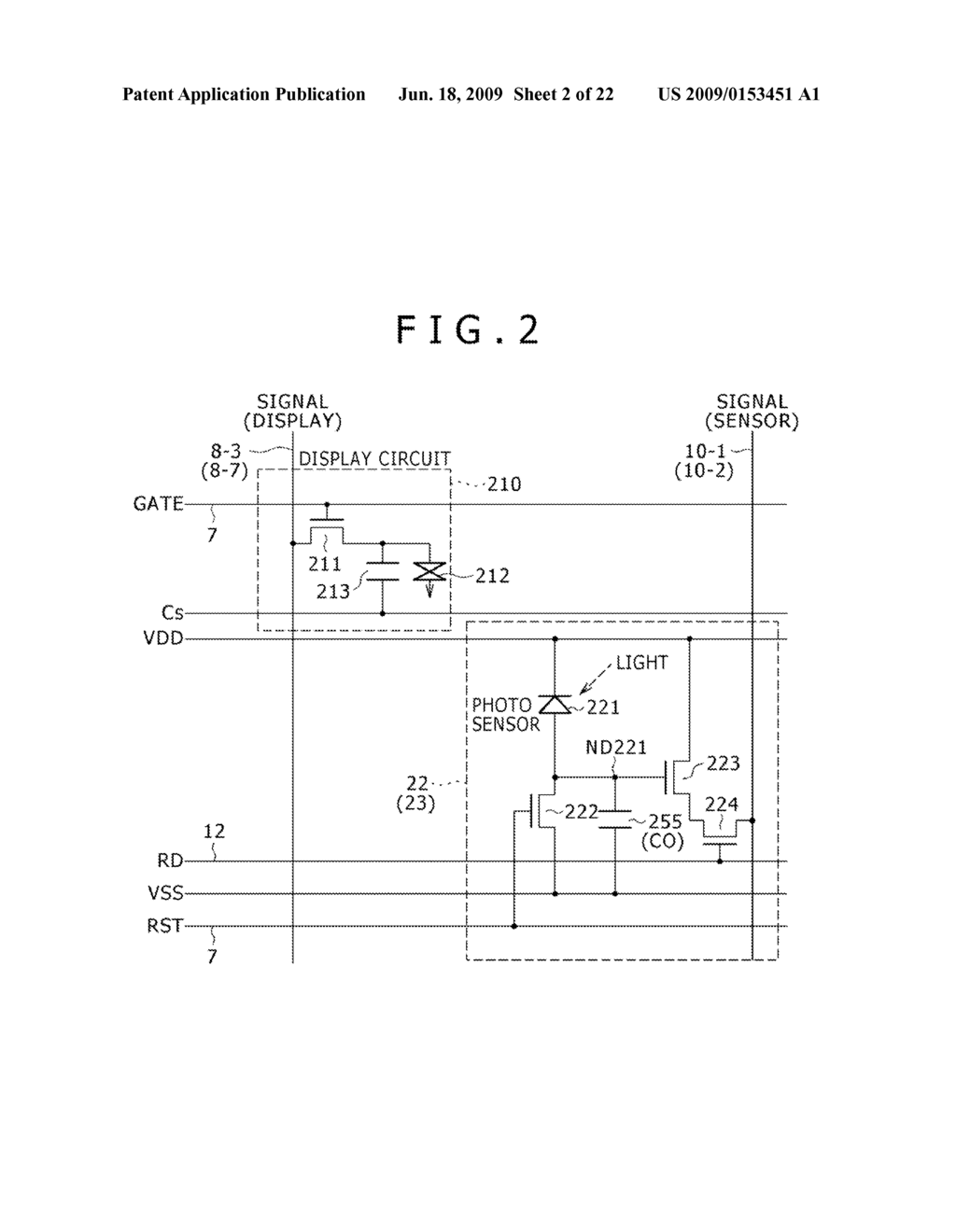 DISPLAY AND ELECTRONIC APPARATUS - diagram, schematic, and image 03