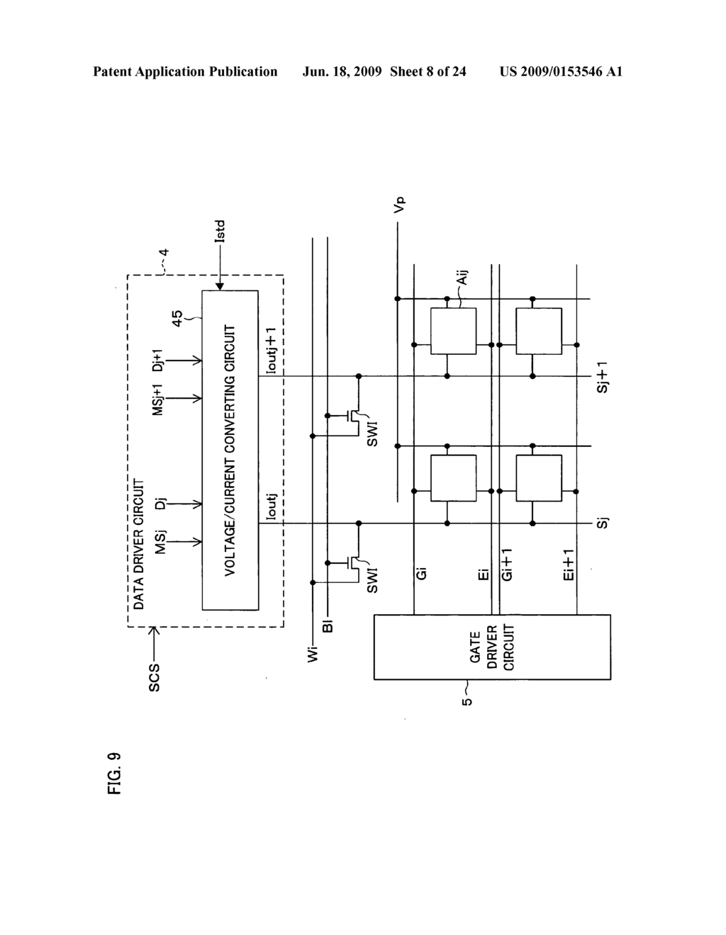 DRIVING CIRCUIT FOR DISPLAY DEVICE, AND DISPLAY DEVICE - diagram, schematic, and image 09