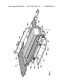 Apparatus for Pressing Flat Materials onto a Transport Module diagram and image