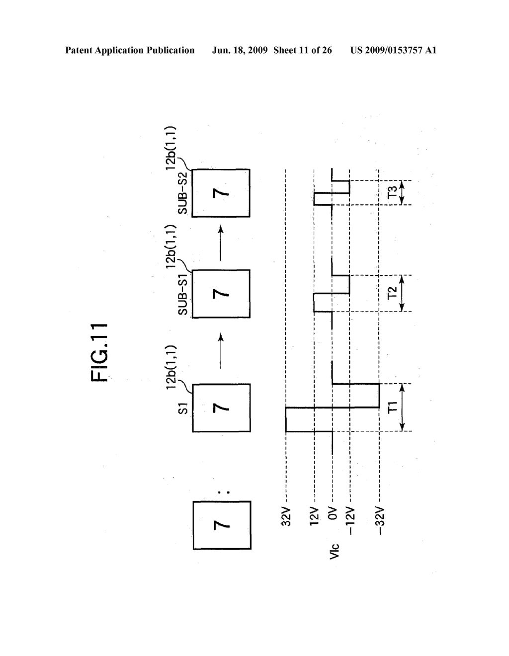 LIQUID CRYSTAL DISPLAY ELEMENT, METHOD OF DRIVING THE ELEMENT, AND ELECTRONIC PAPER HAVING THE ELEMENT - diagram, schematic, and image 12