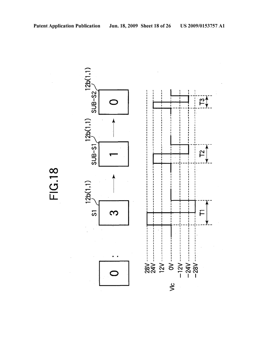 LIQUID CRYSTAL DISPLAY ELEMENT, METHOD OF DRIVING THE ELEMENT, AND ELECTRONIC PAPER HAVING THE ELEMENT - diagram, schematic, and image 19