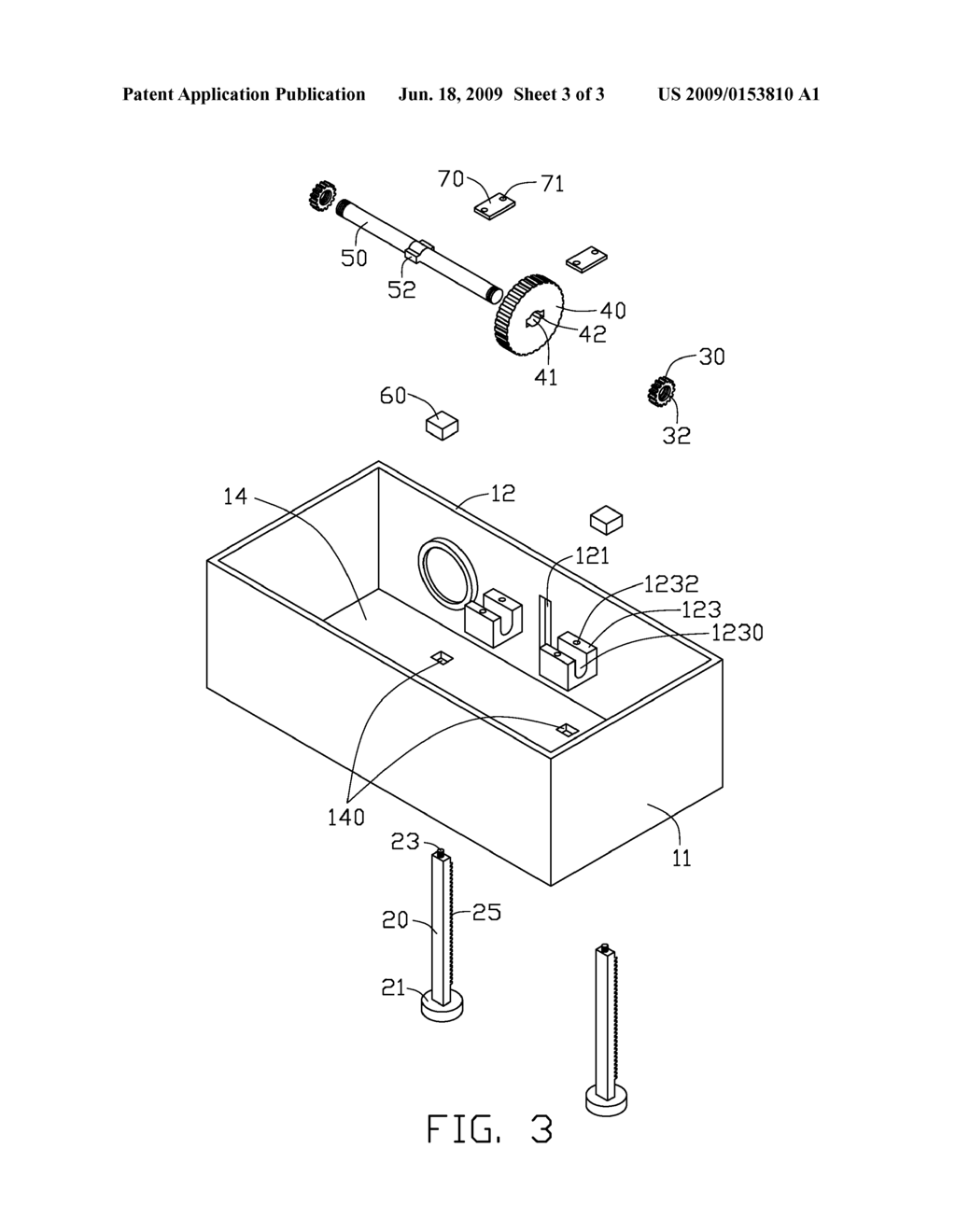 ADJUSTING APPARATUS FOR PROJECTOR - diagram, schematic, and image 04