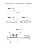 Substrate of target substance detection element to be used in apparatus for detecting target substance by utilizing surface plasmon resonance and detection element and detection apparatus diagram and image