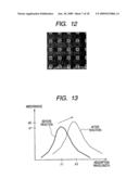 Substrate of target substance detection element to be used in apparatus for detecting target substance by utilizing surface plasmon resonance and detection element and detection apparatus diagram and image