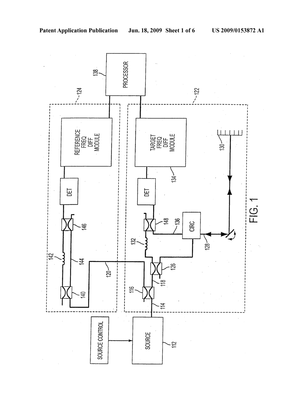 CHIRPED COHERENT LASER RADAR SYSTEM AND METHOD - diagram, schematic, and image 02