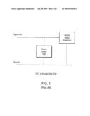 IMPEDANCE COMPENSATED ESD CIRCUIT FOR PROTECTION FOR HIGH-SPEED INTERFACES AND METHOD OF USING THE SAME diagram and image