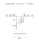 IMPEDANCE COMPENSATED ESD CIRCUIT FOR PROTECTION FOR HIGH-SPEED INTERFACES AND METHOD OF USING THE SAME diagram and image