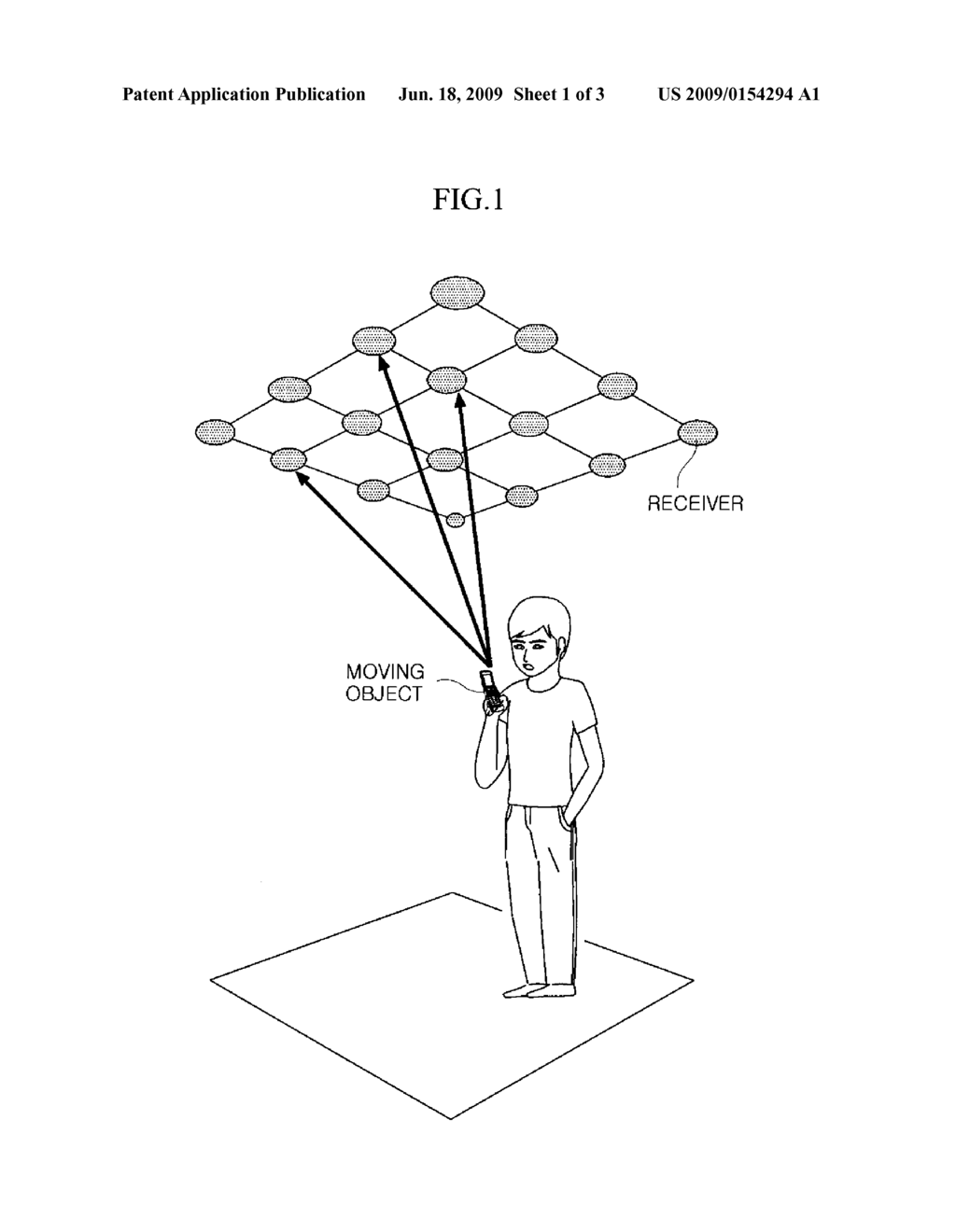 METHOD AND SYSTEM FOR RECOGNIZING LOCATION BY USING SOUND SOURCES WITH DIFFERENT FREQUENCIES - diagram, schematic, and image 02