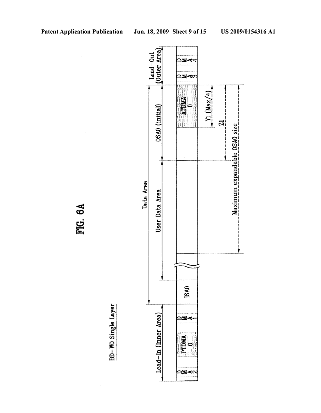 WRITE-ONCE OPTICAL DISC AND METHOD FOR MANAGING SPARE AREA THEREOF - diagram, schematic, and image 10