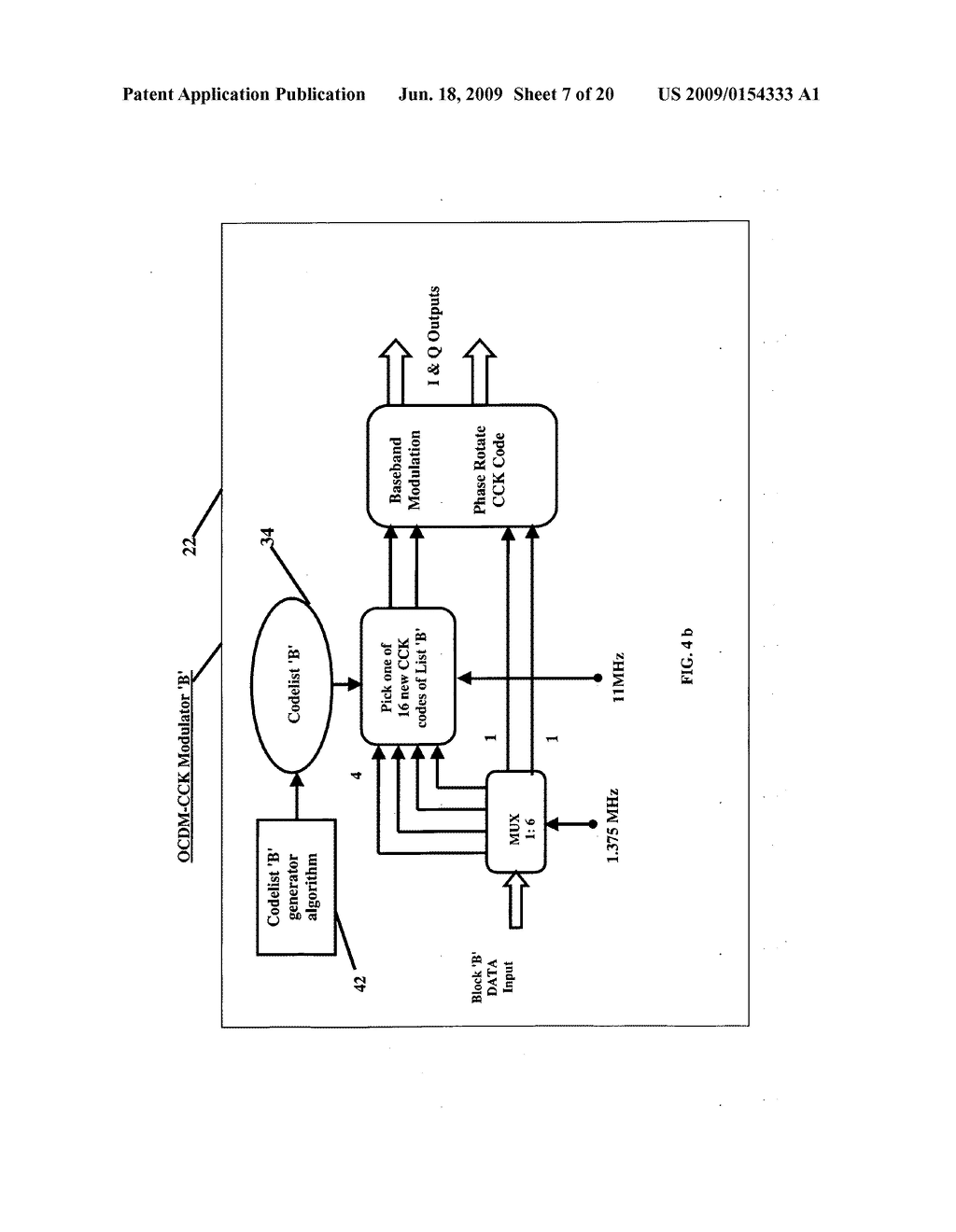 ORTHOGONAL CODE DIVISION MULTIPLEX CCK (OCDM-CCK) METHOD AND APPARATUS FOR HIGH DATA RATE WIRELESS LAN - diagram, schematic, and image 08