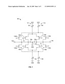 High-speed serial data signal transmitter driver circuitry diagram and image