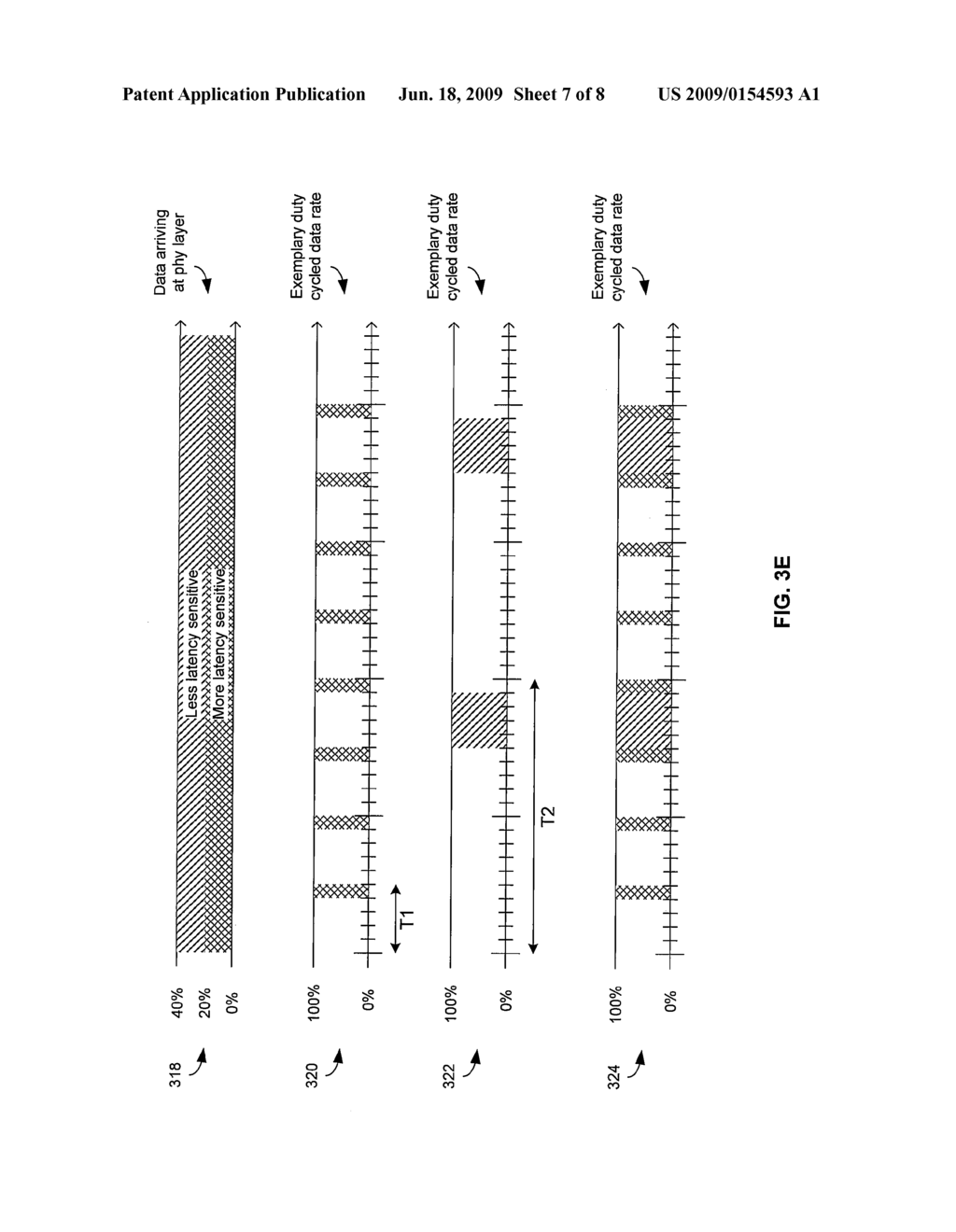 METHOD AND SYSTEM FOR SUPPORTING A VARIABLE AND ENERGY EFFICIENT DATA RATE USING A DUTY CYCLING TECHNIQUE AND MULTIPLE POWER STATES ON AN ETHERNET LINK - diagram, schematic, and image 08