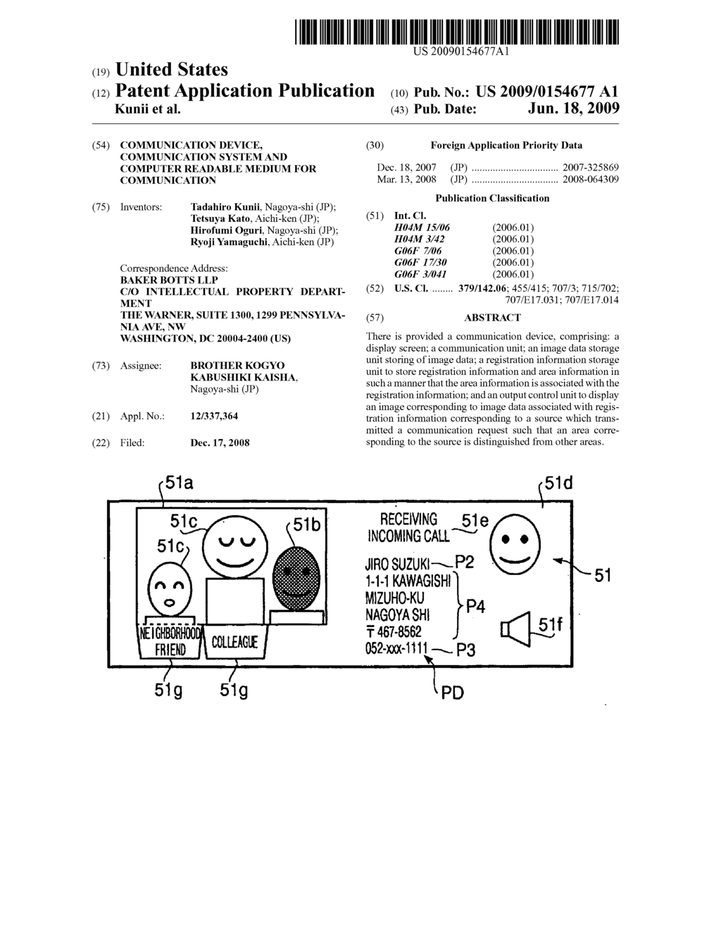 COMMUNICATION DEVICE, COMMUNICATION SYSTEM AND COMPUTER READABLE MEDIUM FOR COMMUNICATION - diagram, schematic, and image 01