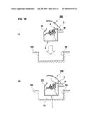 Speaker Device, Installation Body for Speaker Device, and Mobile Body Having Speaker Device Mounted Thereon diagram and image