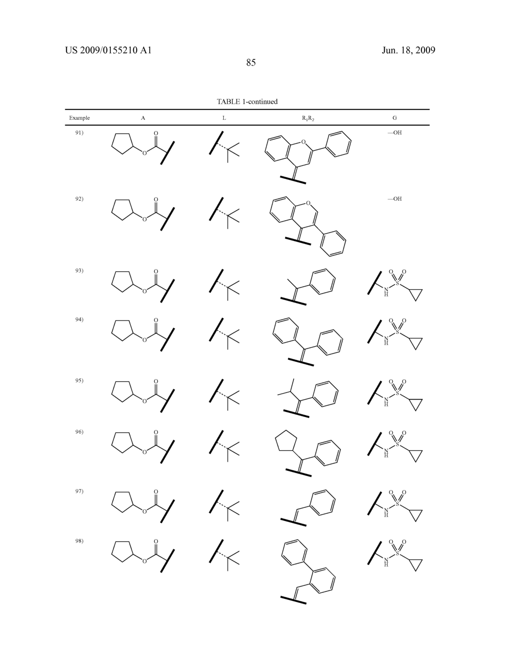 OXIMYL HCV SERINE PROTEASE INHIBITORS - diagram, schematic, and image 86