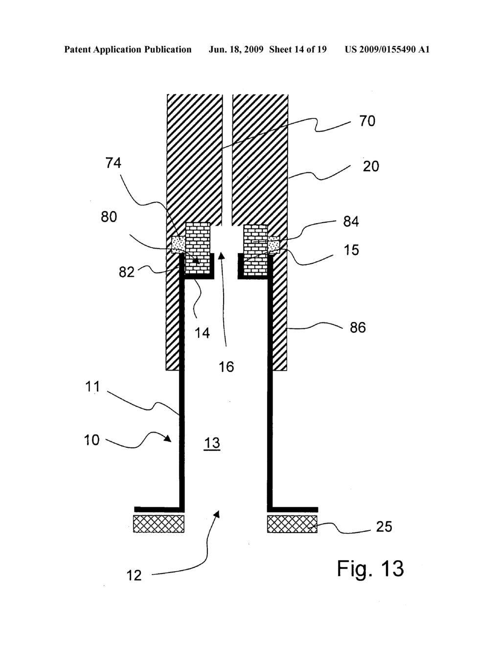 Method and device for the internal plasma treatment of hollow bodies - diagram, schematic, and image 15